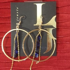 Lucky Star Nevis Earrings Midnight Blue